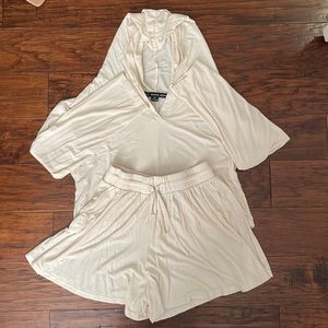 Cream two piece set (Worn once)